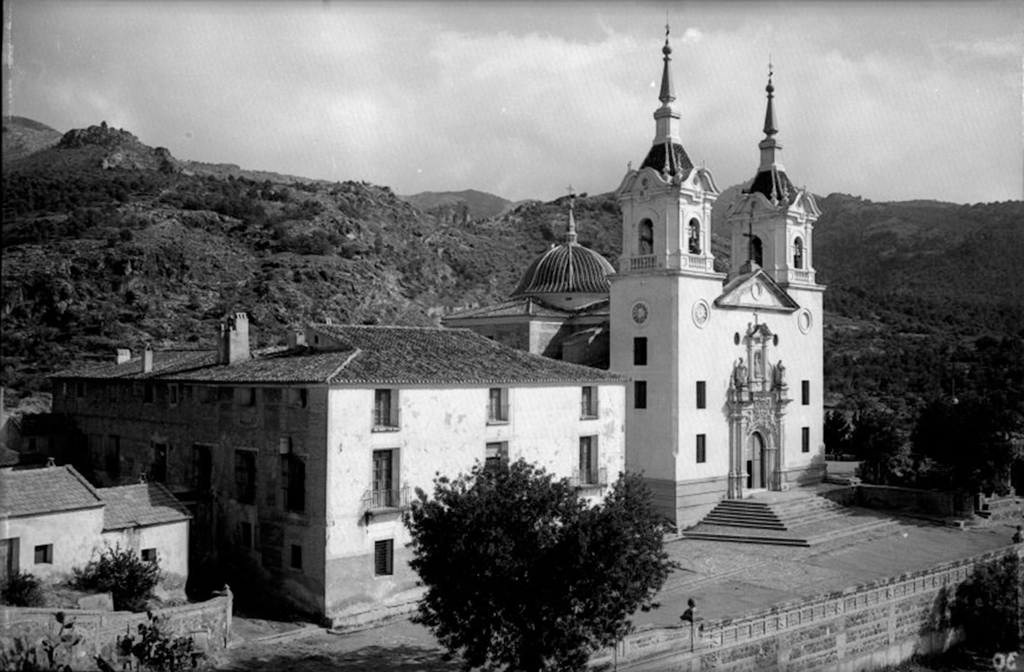 Santuario de la Fuensanta en 1958