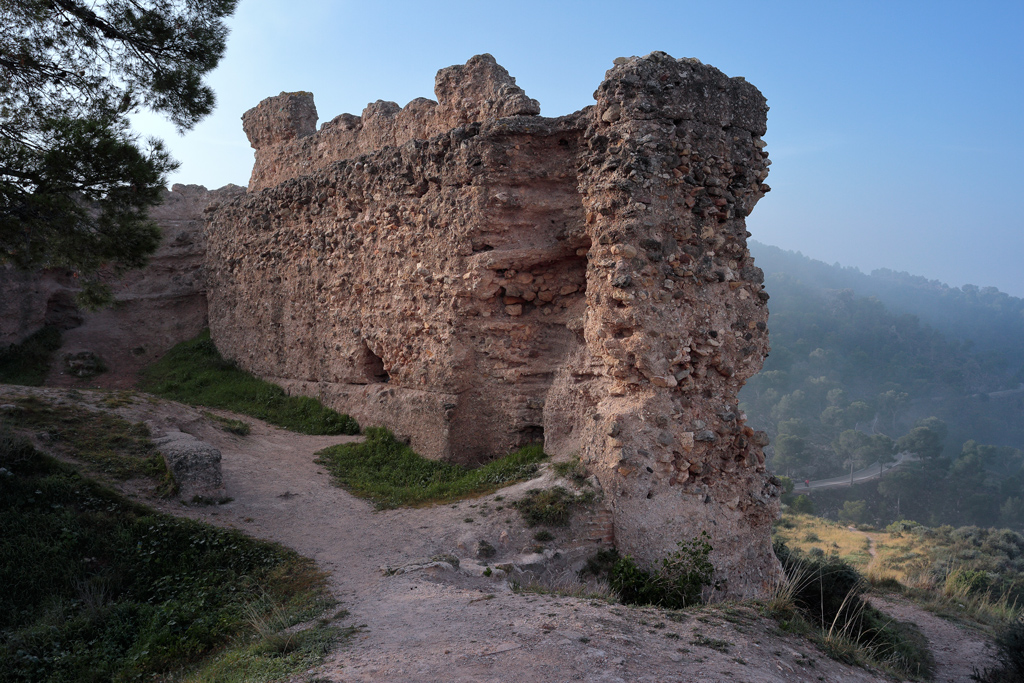 Parte del muro del Castillo de la Luz