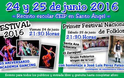 Festival de Baile y Folklore dia 24 y 25 de junio