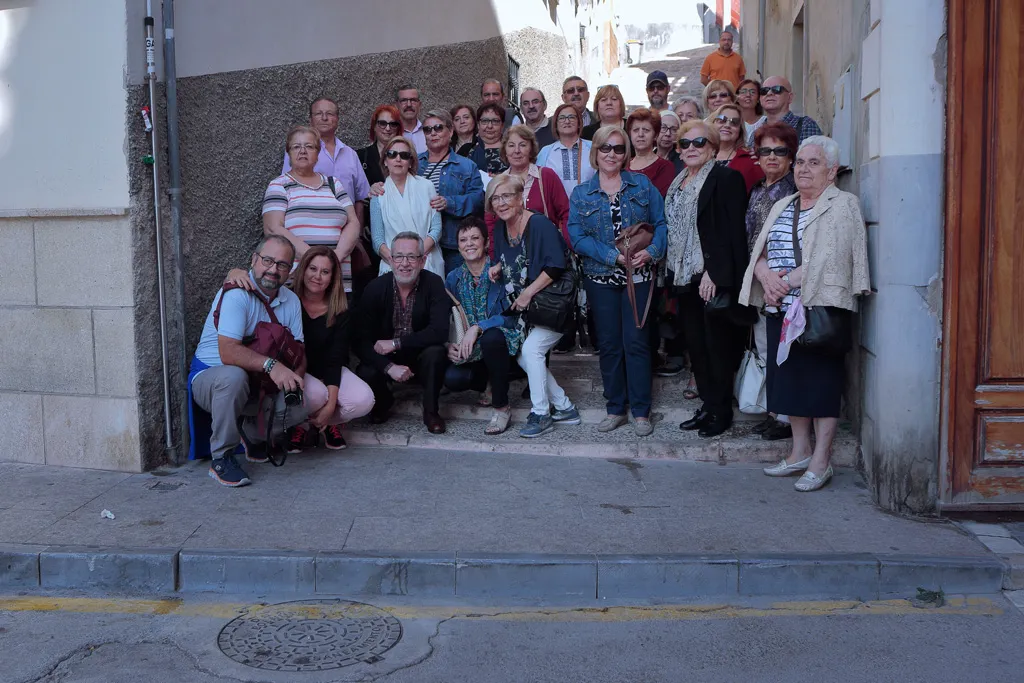 Foto de grupo a la llegada a Cehegín Foto de grupo a la llegada a Cehegín