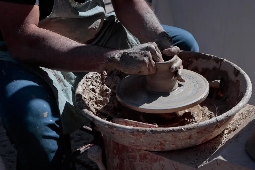 Una muestra de la artesanía que aún sigue presente en la ciudad