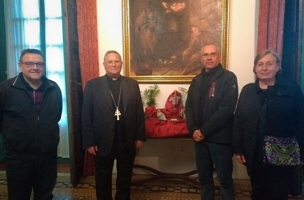 Visita obispo Cartagena Navidad 2018
