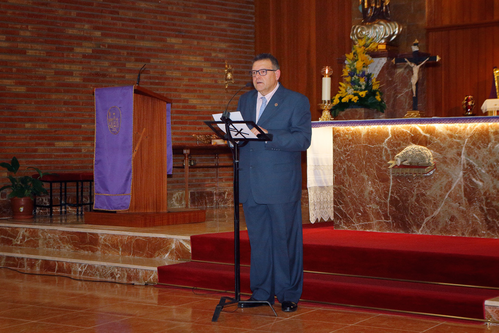 Juan Jesus González Gurillo en el acto del pregón