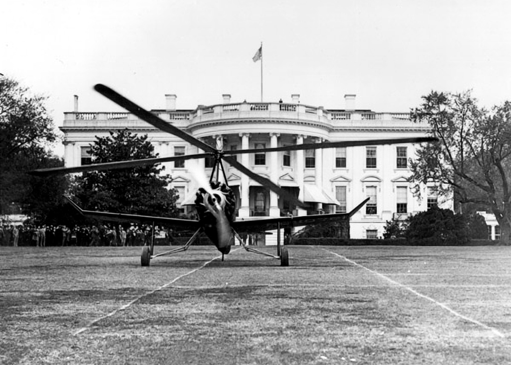 El Autogiro en la Casa Blanca (1934)