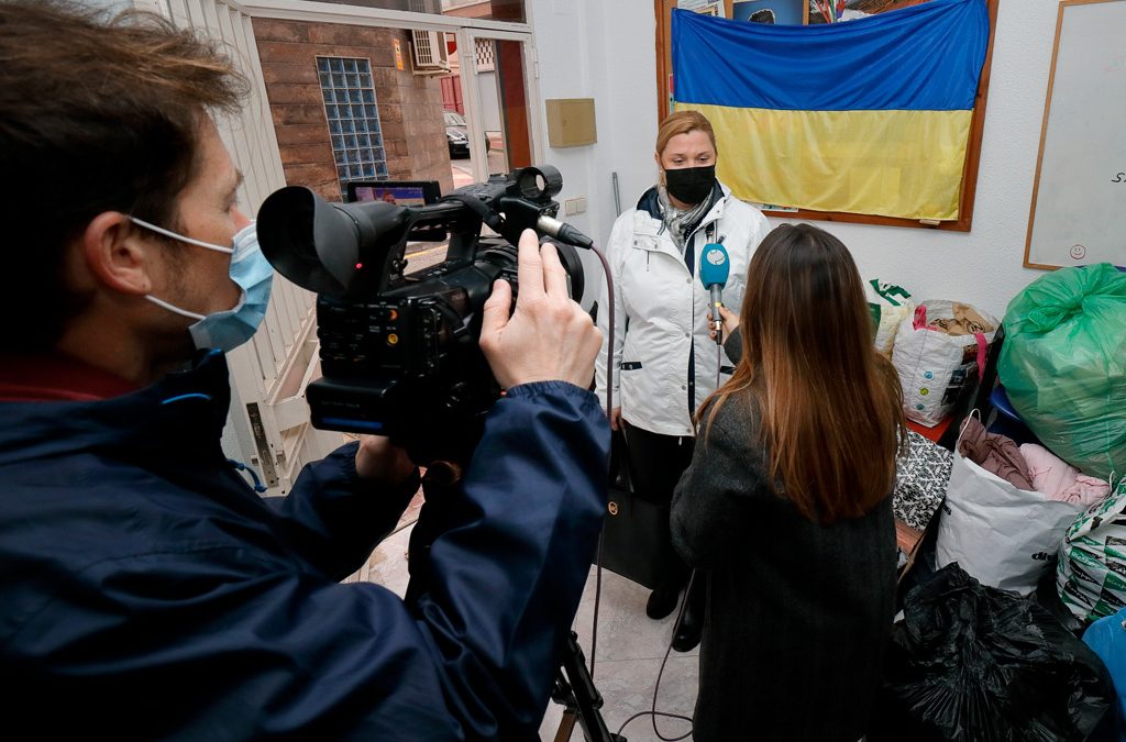 Reportaje TV sobre ayuda humanitaria a Ucrania