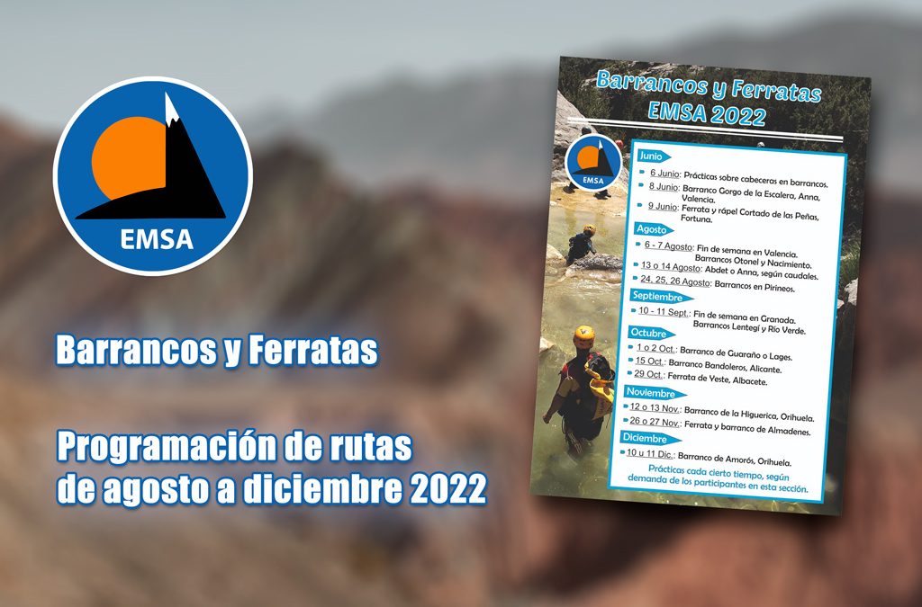 EMSA Barrancos y ferratas 2022