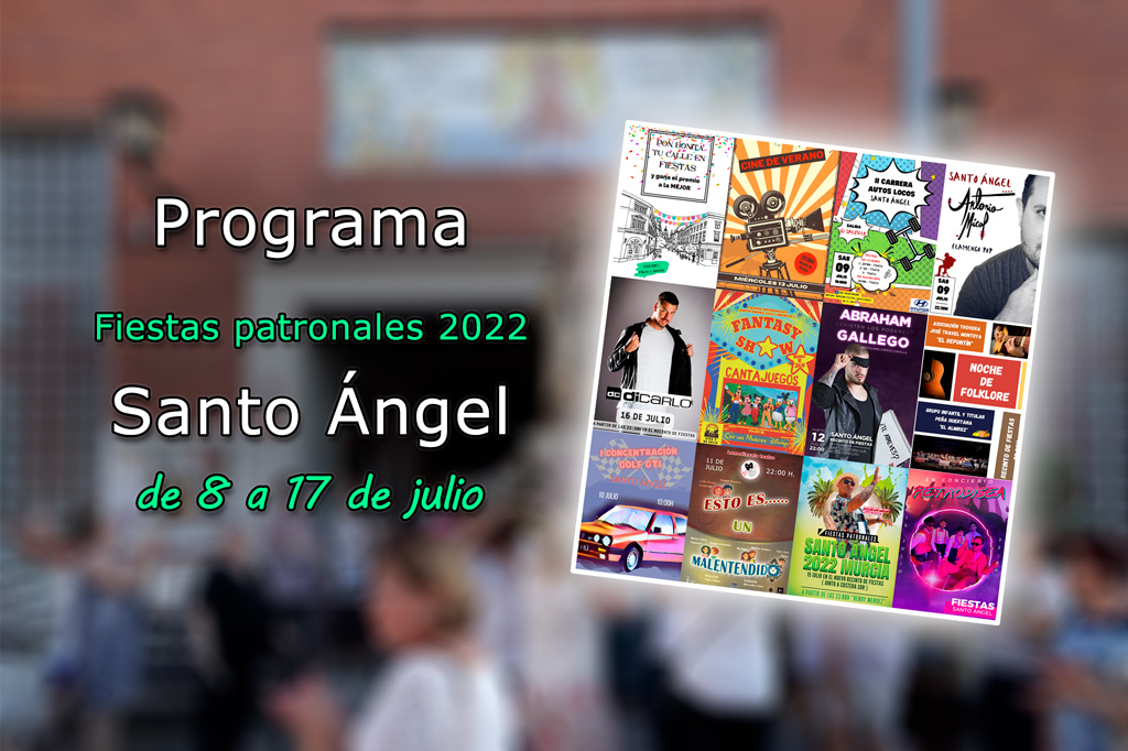 Programa de Fiestas Patronales 2022 de Santo Ángel