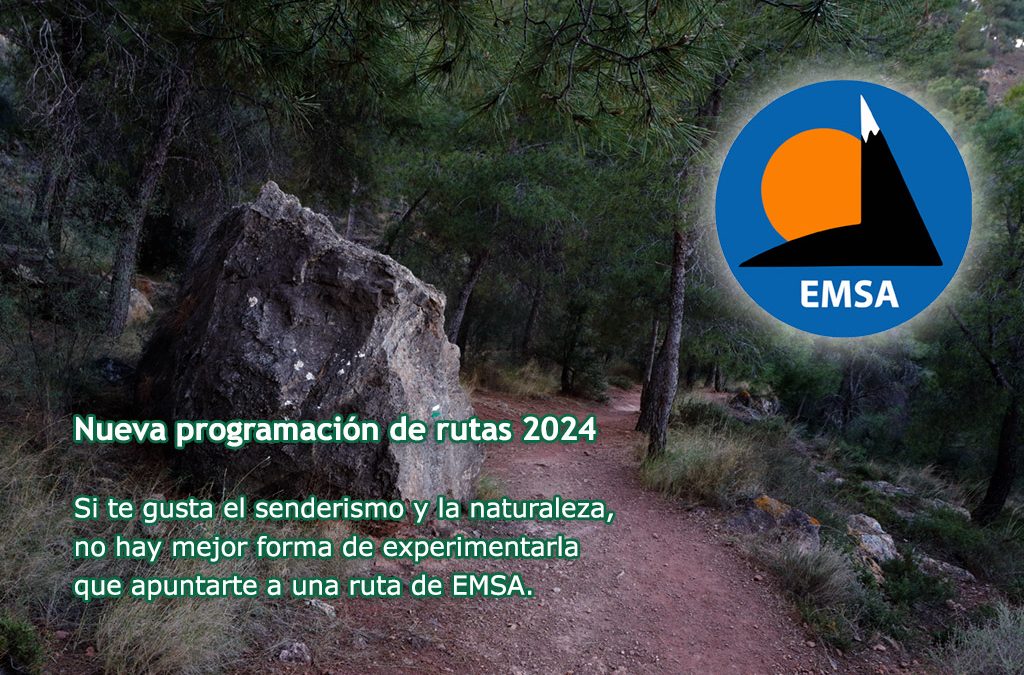 Programación de Rutas de senderismo de EMSA - 2024