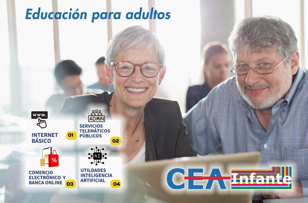 Nueva oferta educativa en el Centro de Educación de personas Adultas Infante