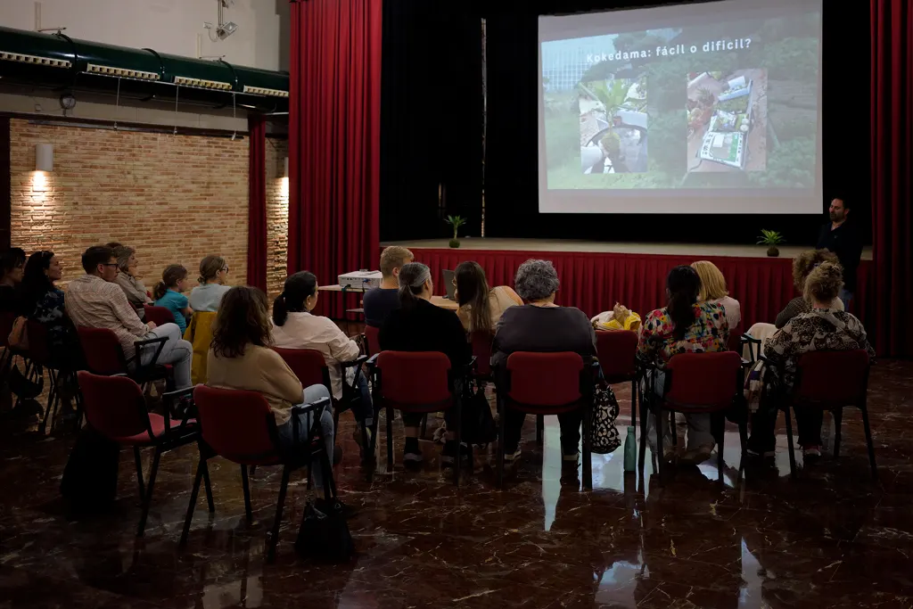 Participantes del taller en el Centro Cultural