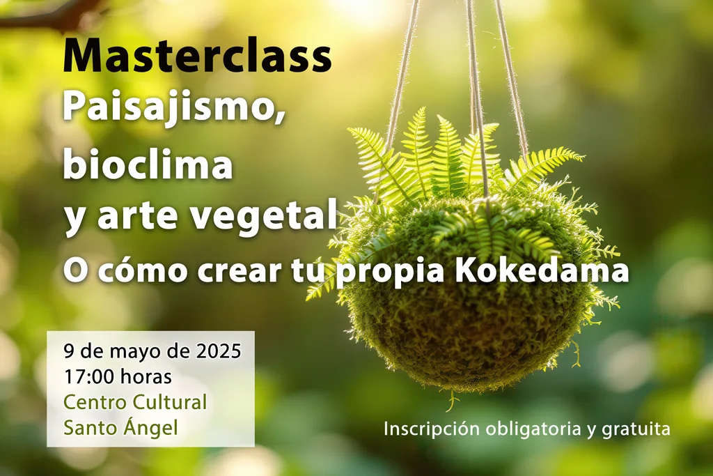 Taller paisajismo, bioclima y arte vegetal o como crear un kokedama
