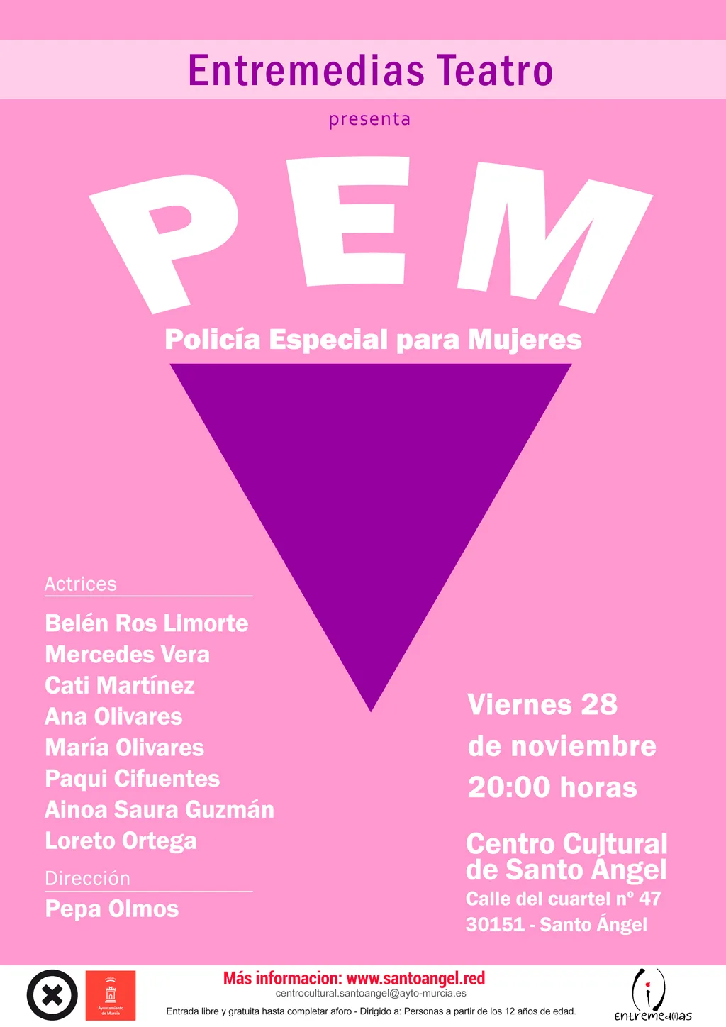 Cartel Entremedia - Policía Especial para Mujeres