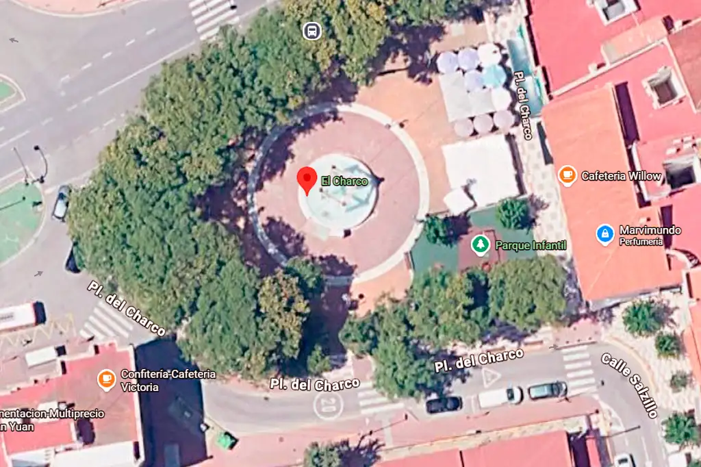 La Plaza del Charco en Santo Ángel La Plaza del Charco en Santo Ángel