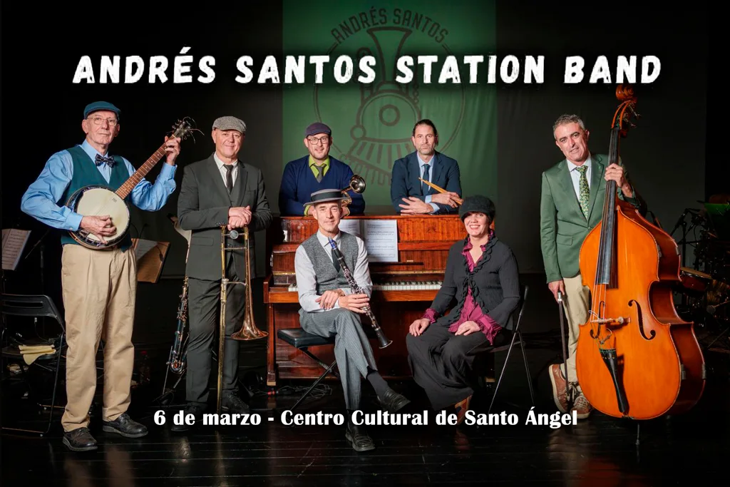 Concierto de Andrés Santos Station Band en Santo Ángel Concierto de Andrés Santos Station Band en Santo Ángel