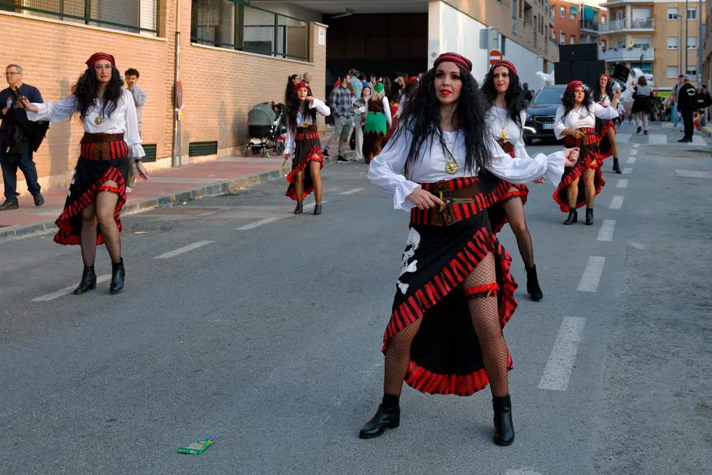 La comparsa "Las lobas"