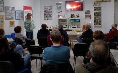 Lecciones de los bomberos en Santo Ángel