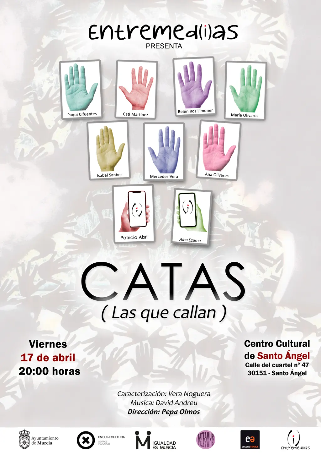 Cartel de la obra Catas de Entremedias Teatro