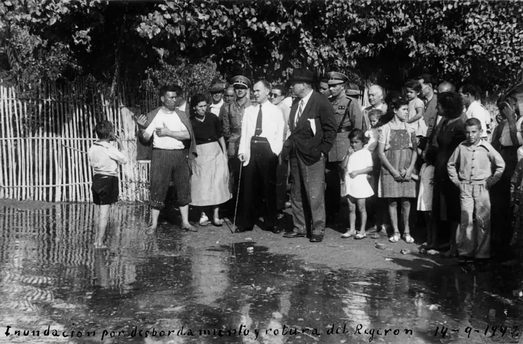 Inundación por desbordamiento y rotura de Reguerón el 14 de septiembre del 1942 Inundación por desbordamiento y rotura de Reguerón el 14 de septiembre del 1942