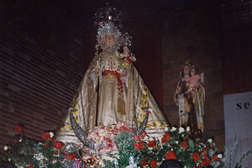 La Virgen de la Fuensanta en la Iglesia de Santo Ángel