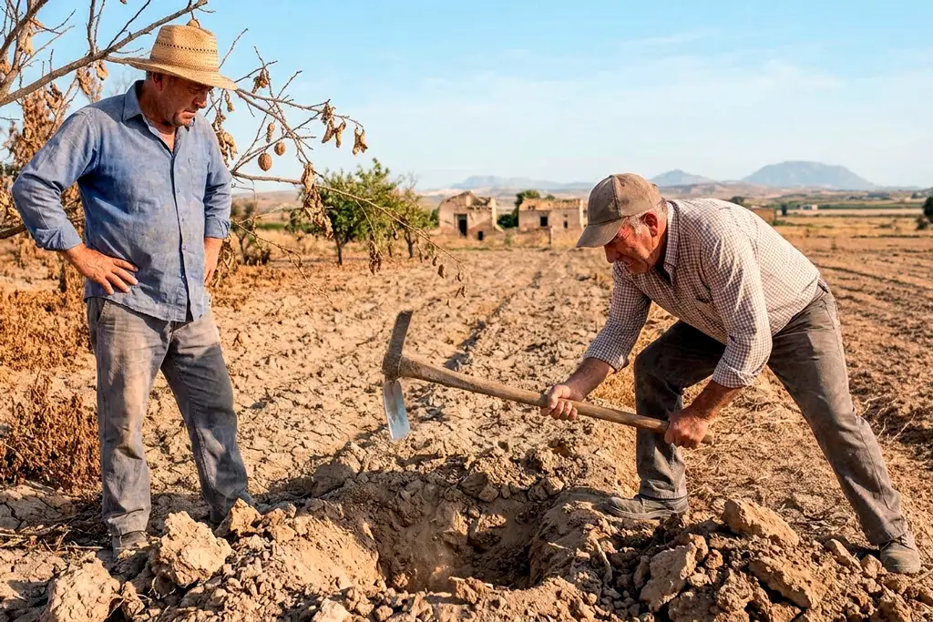 Tierra seca en Murcia: la sequía destruye el futuro agrícola