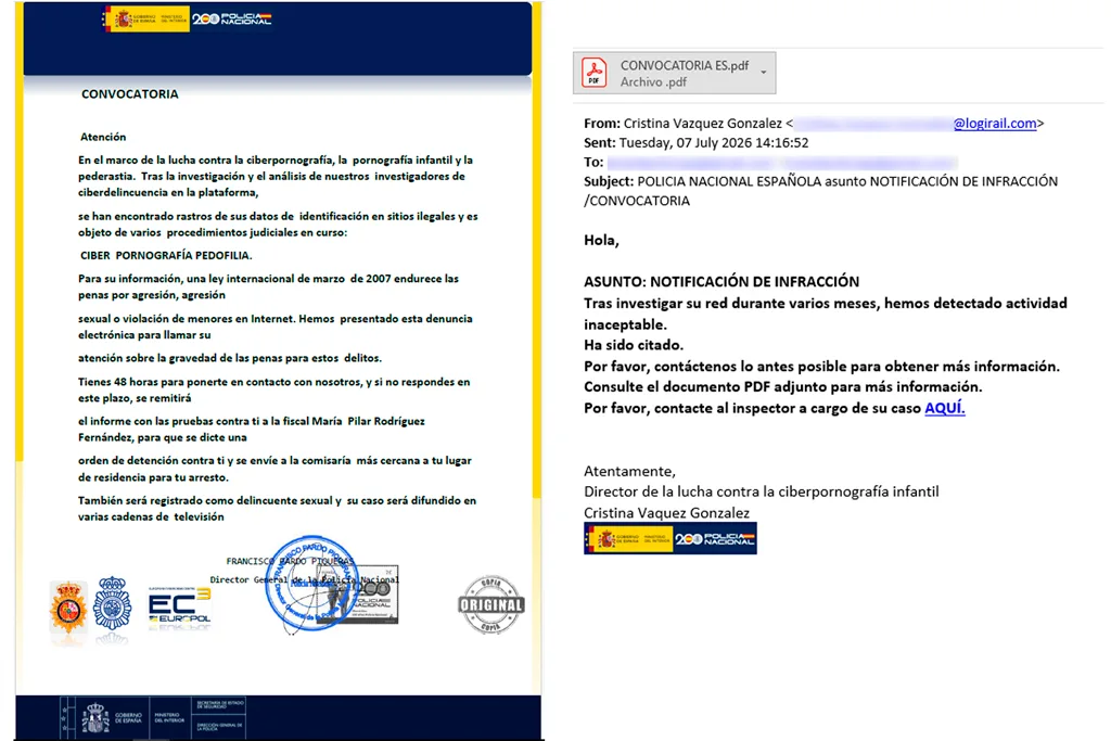 Ejemplos de fraude - Incibe Ejemplos de fraude - Incibe