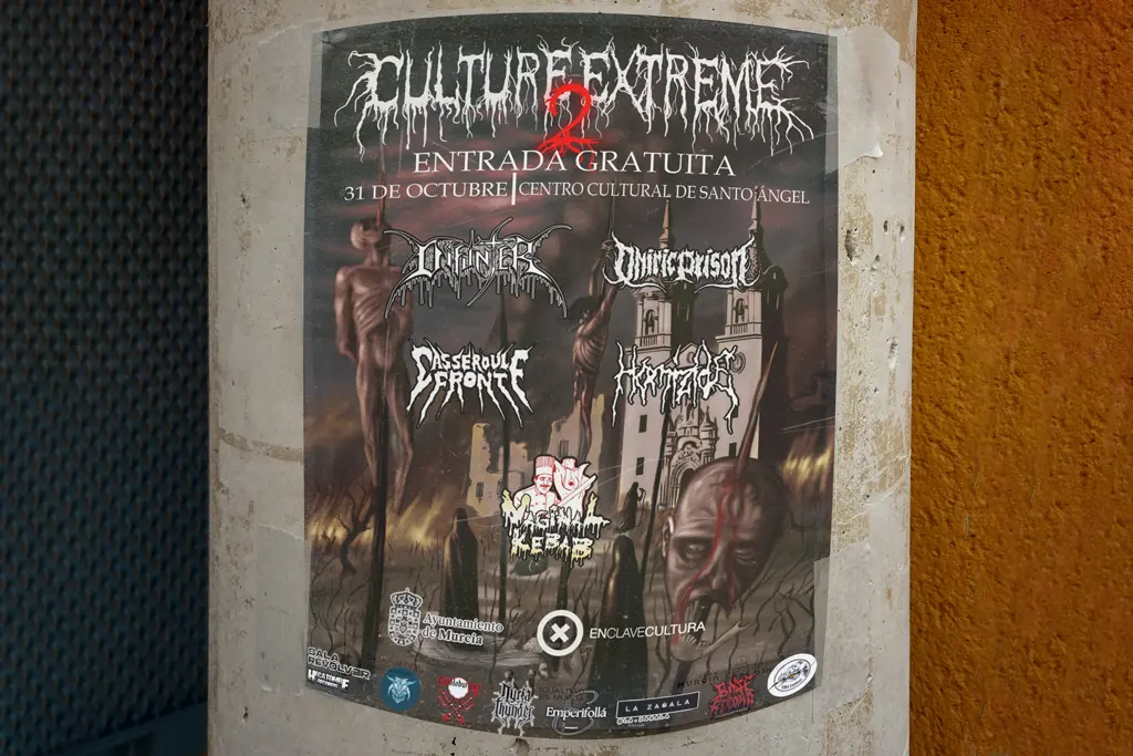 II Culture Extreme. Festival metal extremo en el Centro Municipal de Santo Ángel